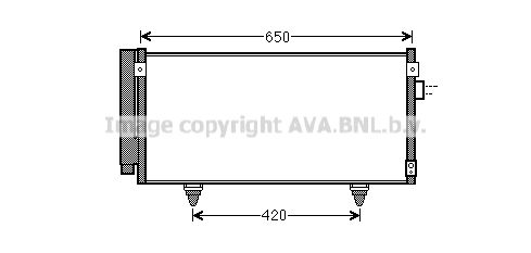 AVA QUALITY COOLING Kondensators, Gaisa kond. sistēma SU5077D